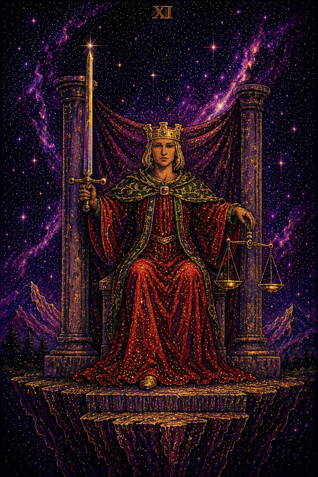 Carta de tarot La Justicia
