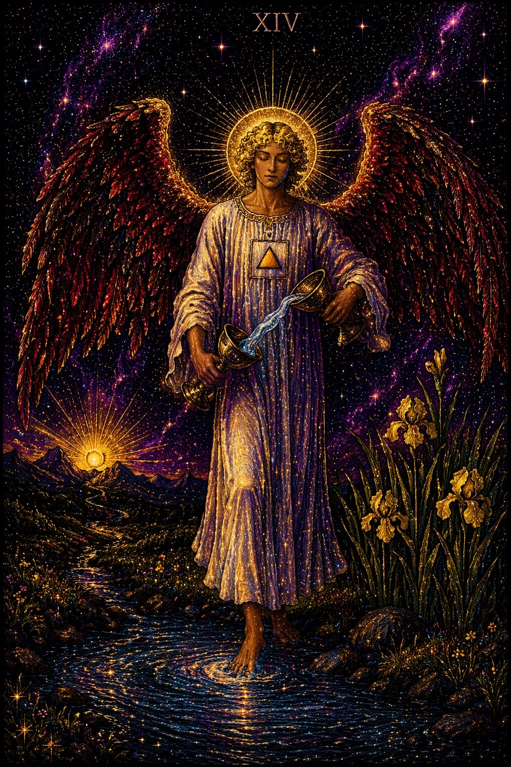 Carta de tarot La Templanza