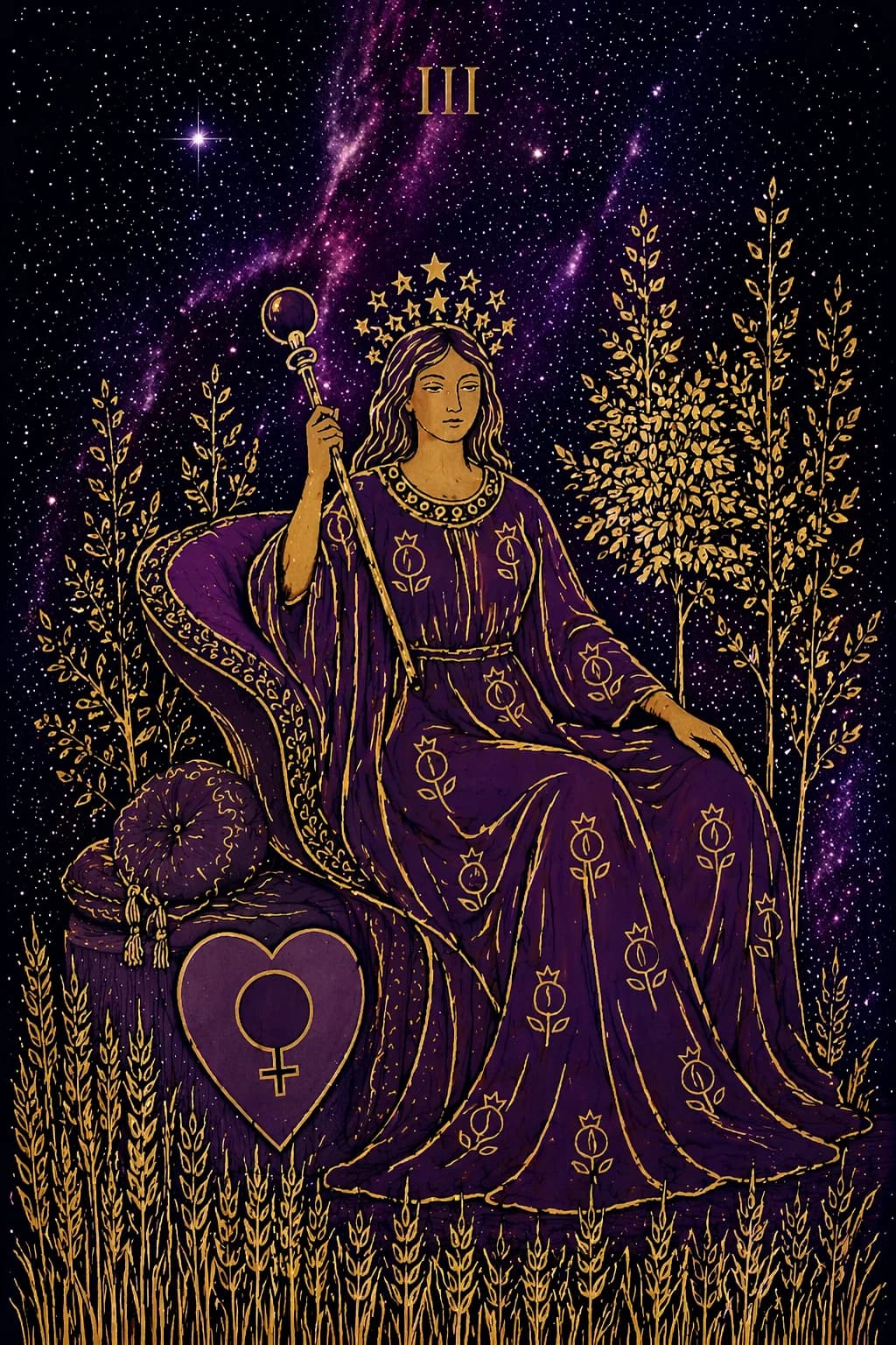 Carta de tarot La Emperatriz