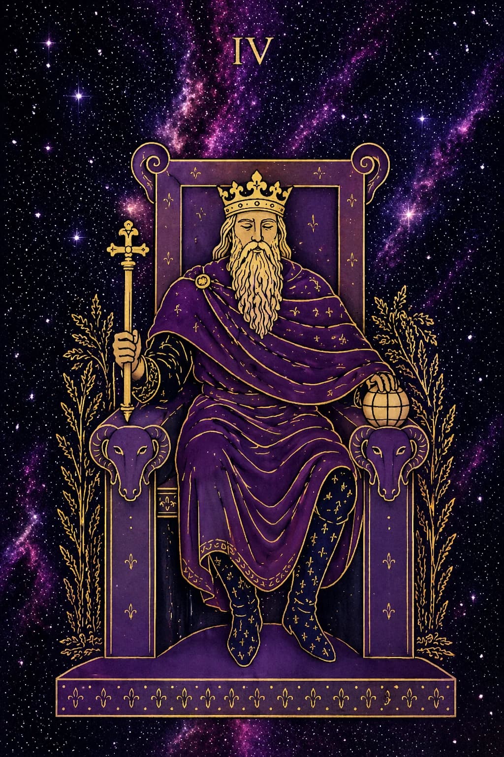 Carta de tarot The Emperor