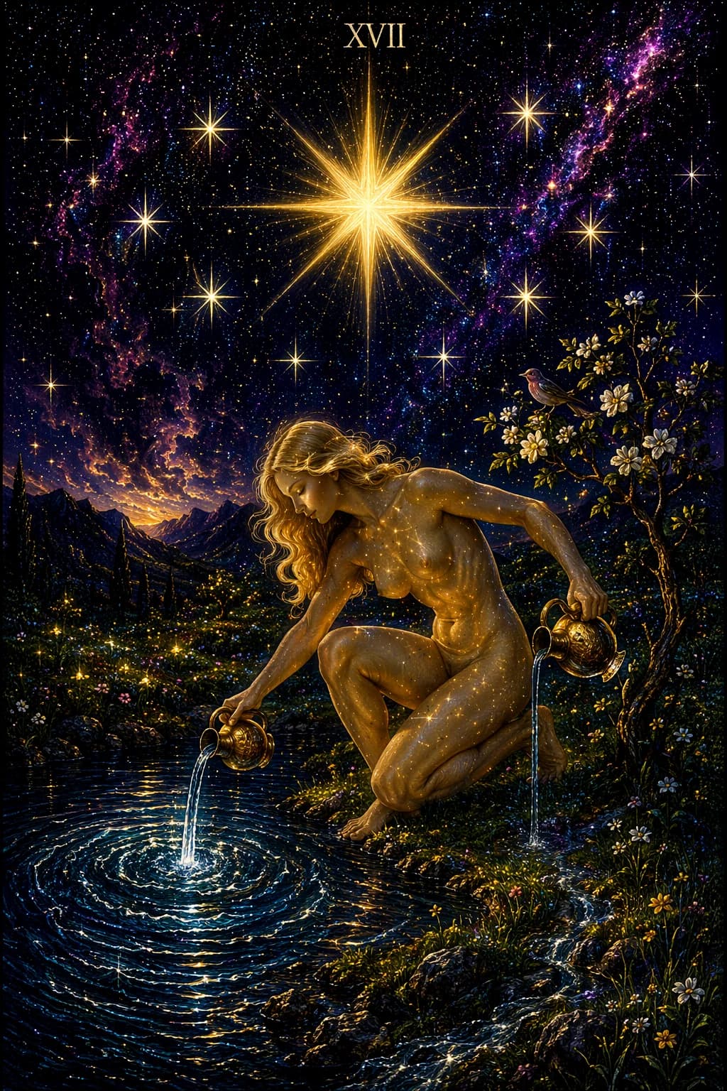 Carta de tarot La Estrella
