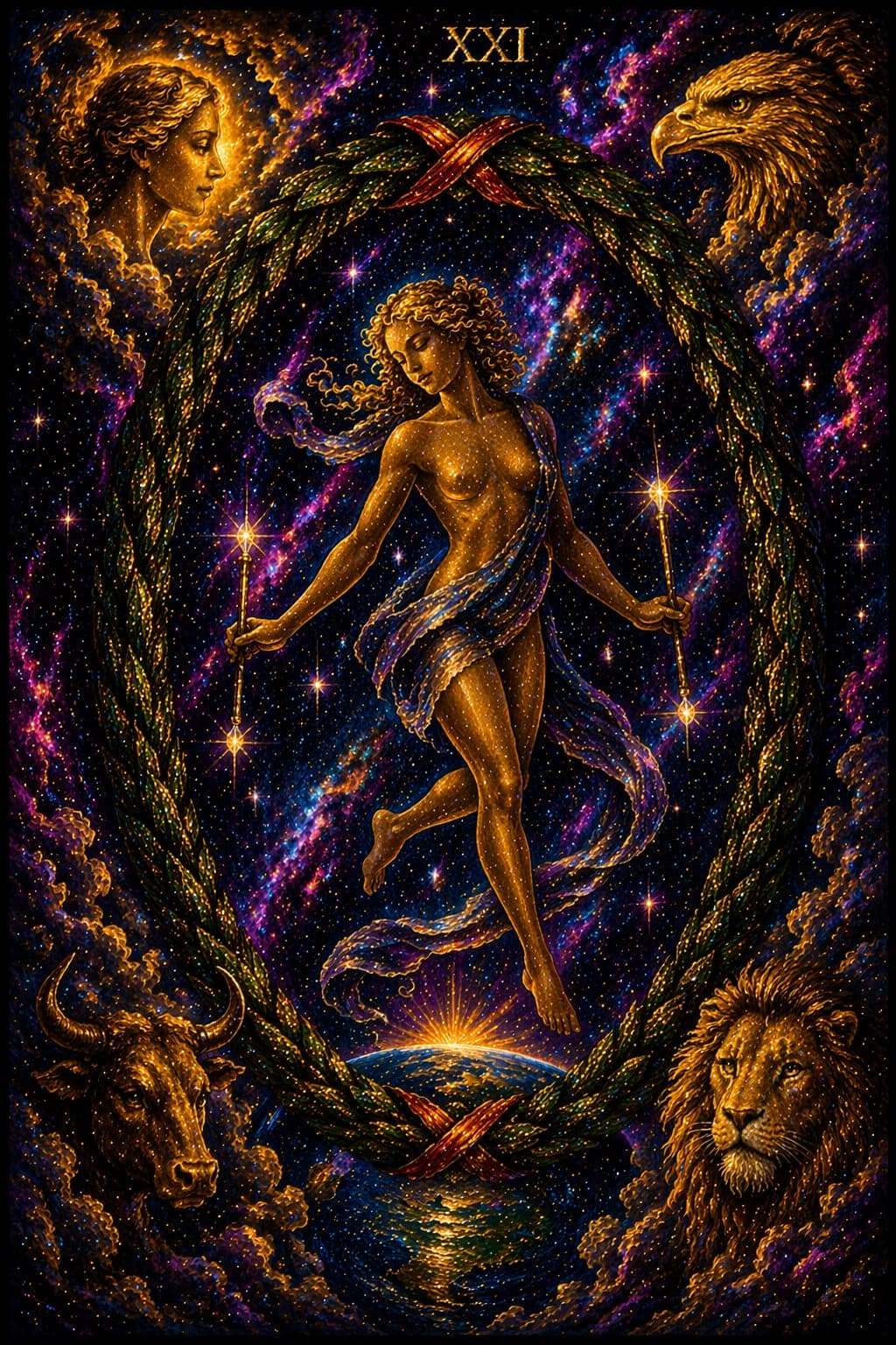 Carta de tarot The World